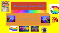 Favorite Color Day